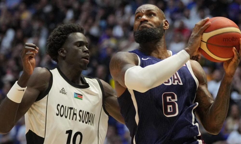 US avoids upset and escapes South Sudan 101-100