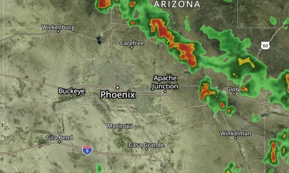 Live updates: Severe thunderstorm warnings for portions of Maricopa, Gila and Pinal counties could bring strong winds