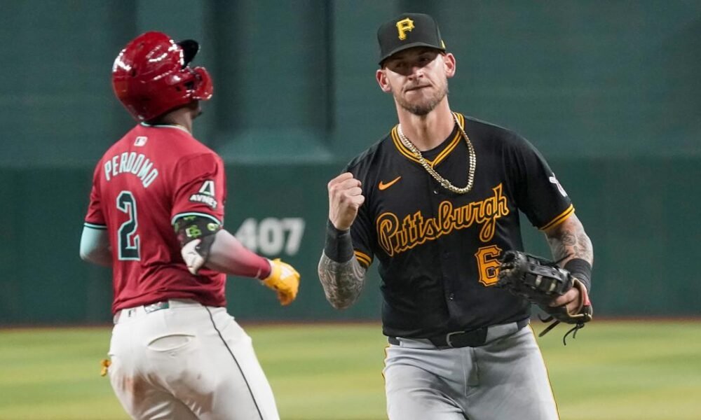 Pirates rally with tying run in 9th inning, 4 in 10th to beat Diamondbacks 6-5