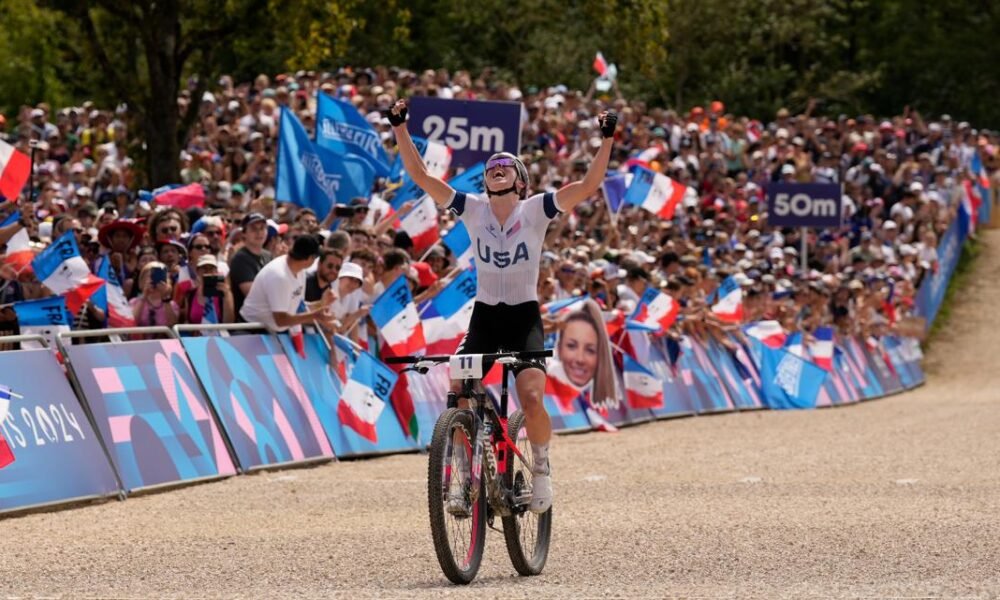 Here's how American mountain biker Haley Batten fared Sunday