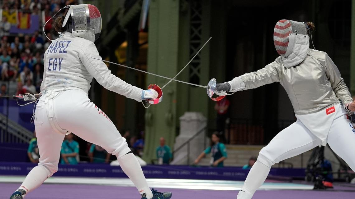 Egyptian fencer Nada Hafez reveals she competed at the Paris Olympics while 7 months pregnant