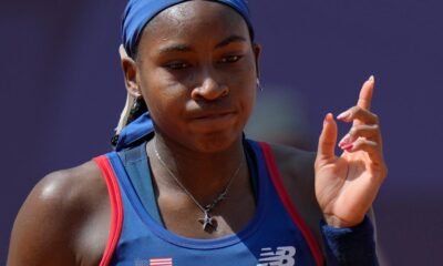 Coco Gauff brought to tears during loss at Paris Olympics