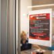 A sign advertising mobile office hours for the staff of U.S. Rep. Eli Crane is adhered to a study room door in the Maricopa Library and Cultural Center on July 24, 2024. [Monica D. Spencer]