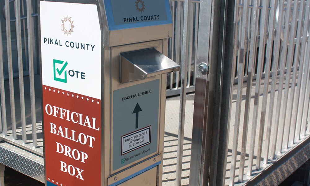 Pinal County ballot drop box