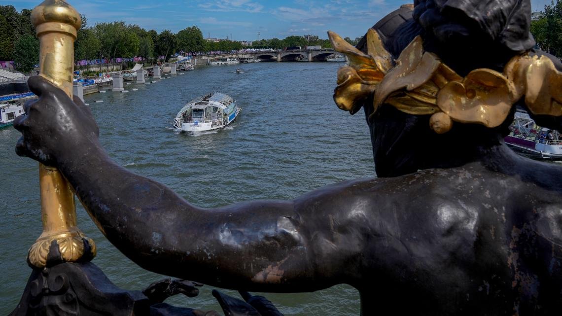 Triathlon cancels Olympic swim training for the second day over poor water quality in the Seine