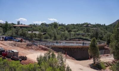 Work continues on AWC water tank