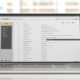 Image of a laptop screen showing a full email inbox with multiple subject lines and emails.