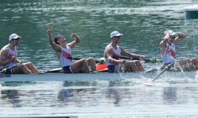 US breaks 64-year gold medal drought in men's four rowing