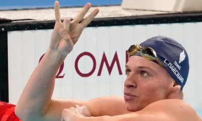 #ForksUp at the Paris Olympics for Léon Marchand