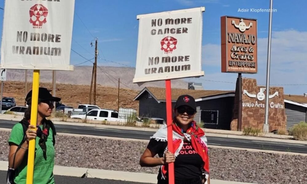 'It needs to stop': Protestors block Highway 89 on Navajo Nation over uranium transports