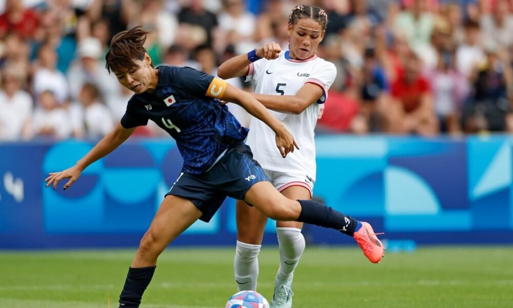 US women's soccer Olympic quarterfinals match against Japan goes to extra time tied 0-0