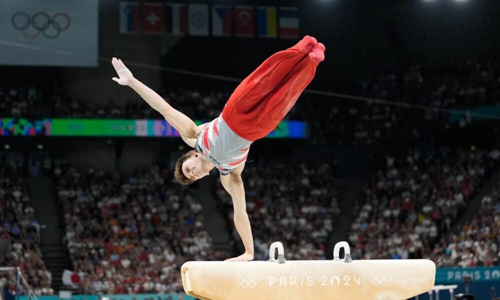 Stephen Nedoroscik earns spot on the Olympic podium after pommel horse final