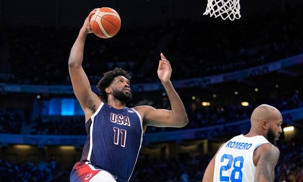 Olympics: US heads into medal round of basketball tournament with top spot