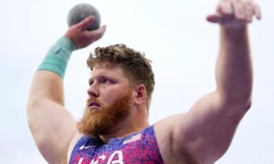 American Ryan Crouser clinches historic win in shot put final