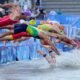 Olympic triathletes plunge into Seine River for mixed relay amid concerns with water quality