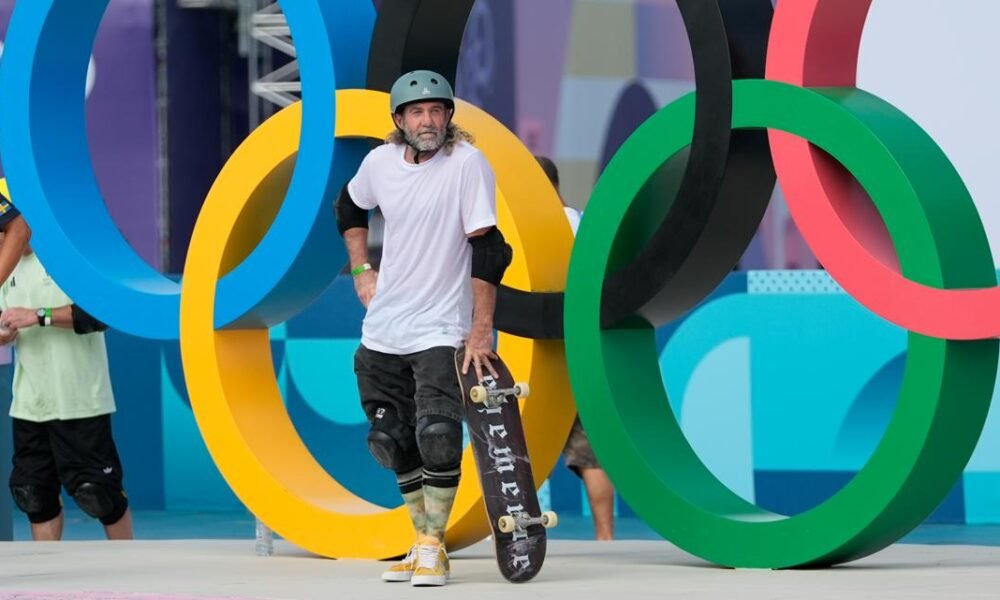 The 49-year-old skateboarder who crossed paths with dragons on 4-wheeled odyssey to 2024 Olympics