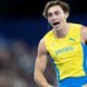 Mondo Duplantis breaks pole vault world record in gold-medal performance at Olympics