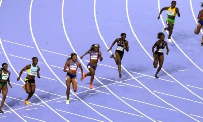 Here's how the US fared in the 200-meter women's final