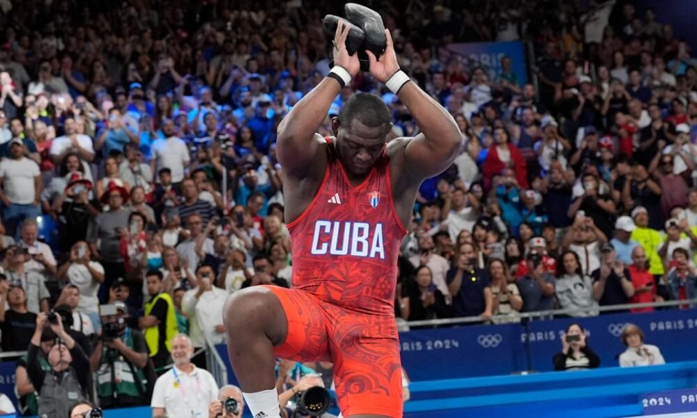 Cuban Greco-Roman wrestler Mijain Lopez wins record fifth straight gold, retires