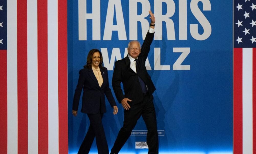 Harris introduces new running mate Minnesota Gov. Tim Walz as the 'vice president America deserves'