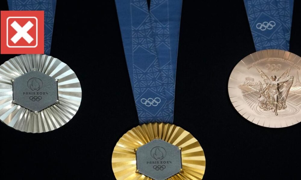 No, Olympic gold medals are not made of solid gold