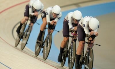 Track cycling: US women deliver first-ever gold win in team pursuit final