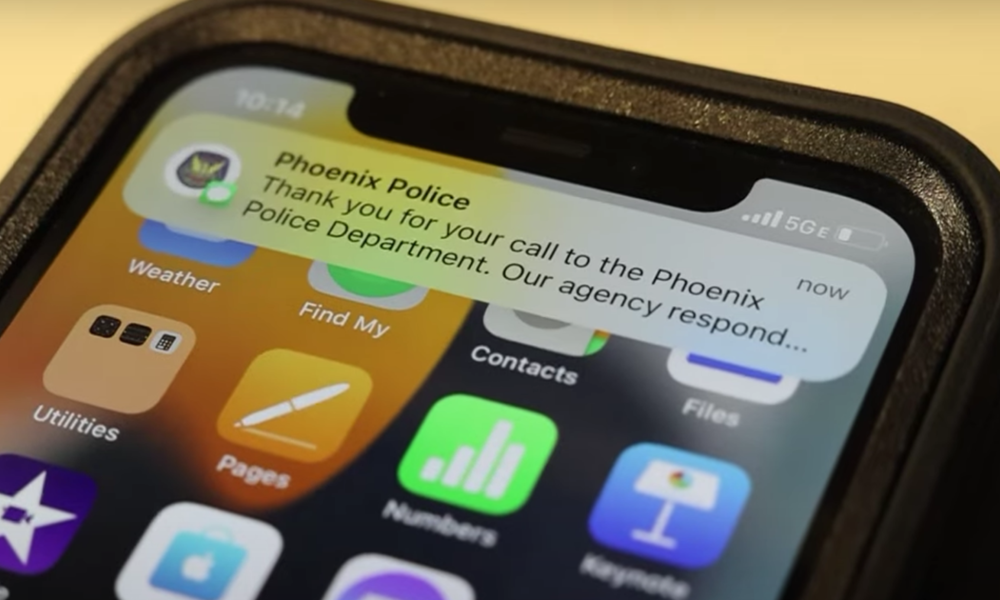 Phoenix police using new tool to send text updates to 911 callers