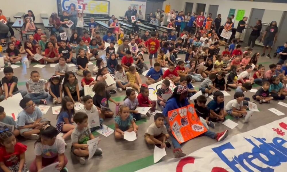 Phoenix elementary school students excited to watch their track coach compete in Paris Olympics