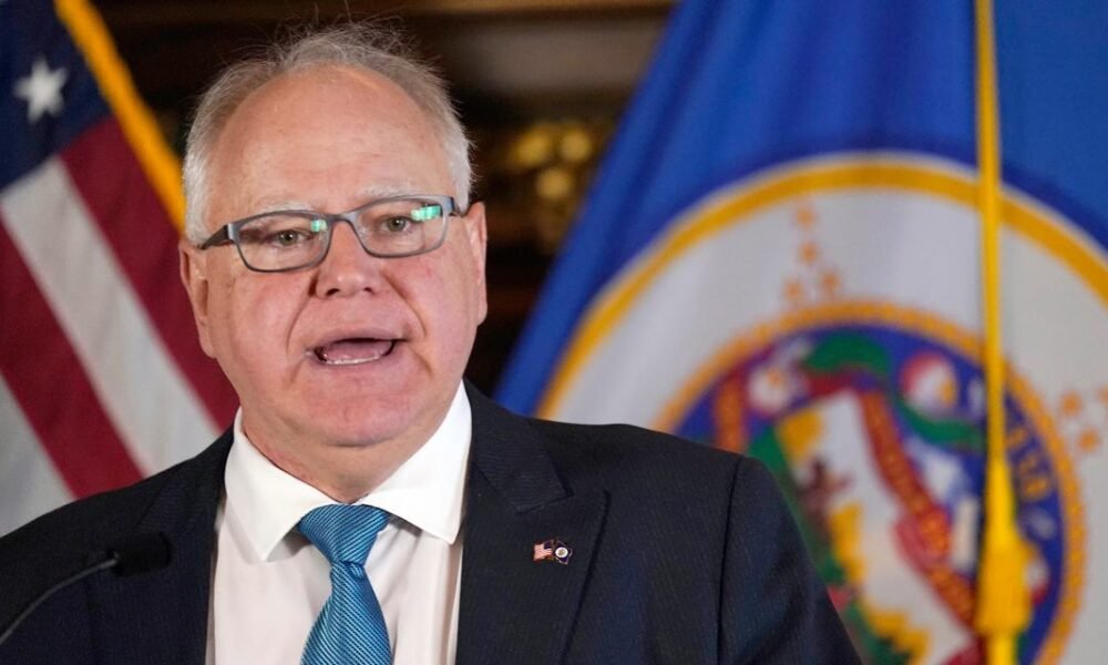 Yes, Tim Walz signed a law requiring Minnesota public schools to provide free tampons in school bathrooms