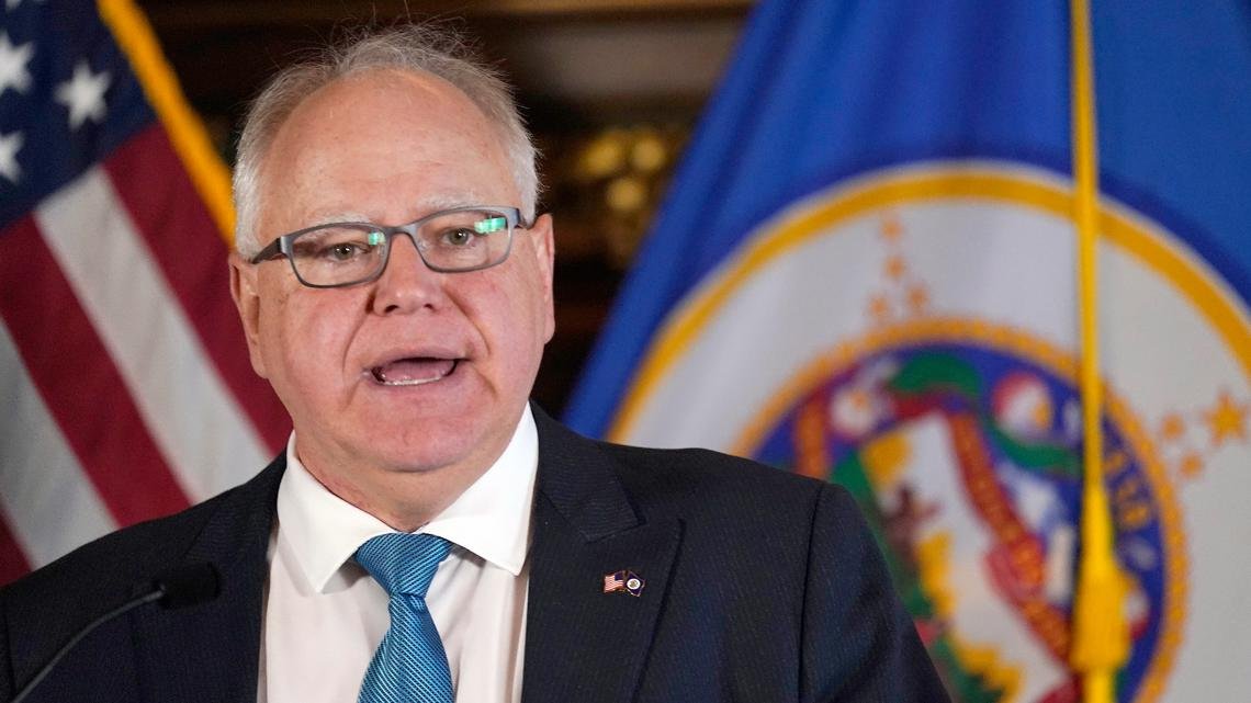 Yes, Tim Walz signed a law requiring Minnesota public schools to provide free tampons in school bathrooms