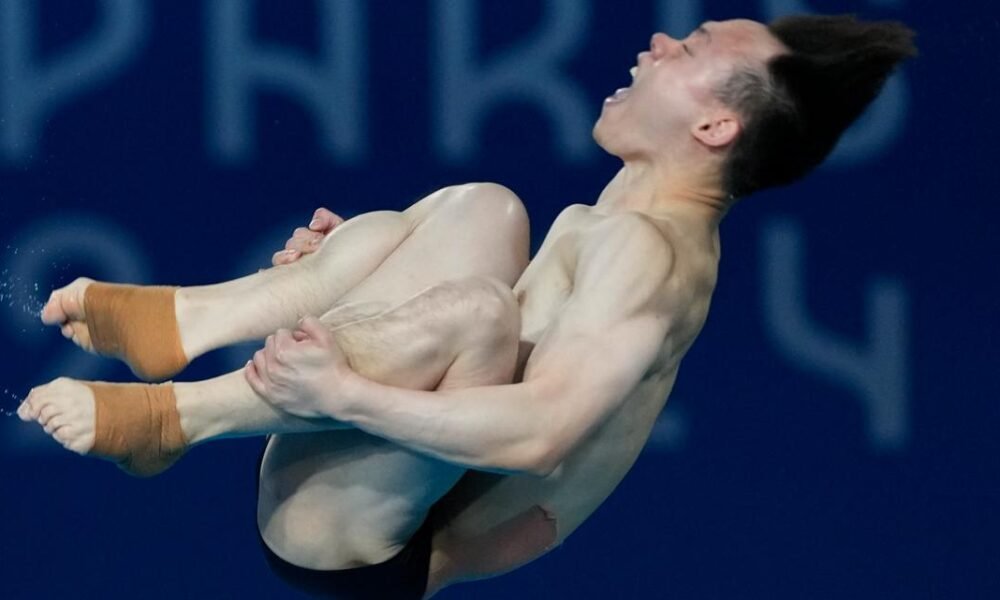 China wins 6th gold in diving in Paris Olympics to stay on track for unprecedented sweep of all 8