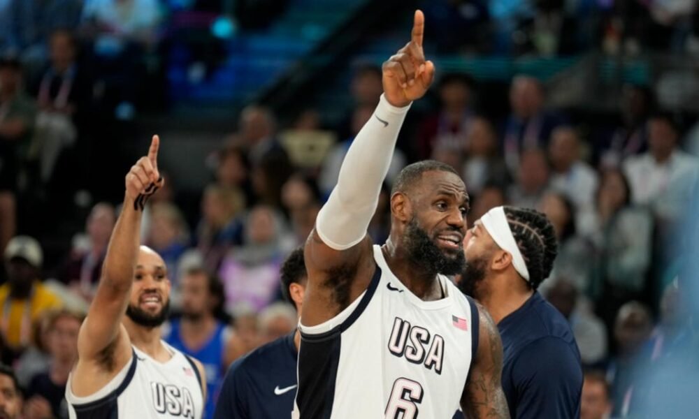 US men's basketball team advances to gold medal game at Paris Olympics with win over Serbia