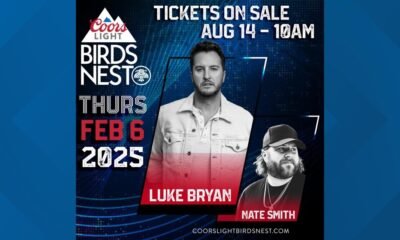 Luke Bryan to headline 2025 Coors Light Birds Nest