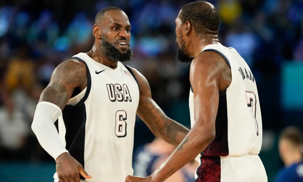 The US will play France for the basketball crown at the Paris Games in a gold-medal rematch