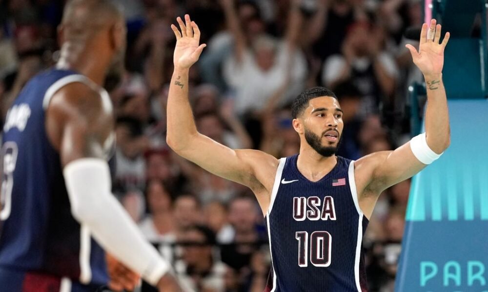 Kerr says Tatum's minutes at Paris Olympics come down to a mathematical logjam