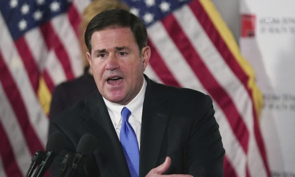 'Differences aside': Former Arizona governor Ducey urges vote for Trump, Lake