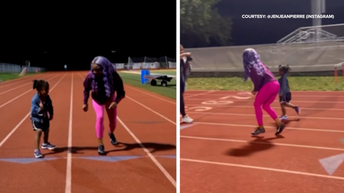 VIDEO: Adorable 4-year-old girl challenges Sha'Carri Richardson to a race