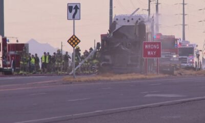 Southbound lanes of State Route 87 reopen, northbound lanes still closed after garbage truck fire