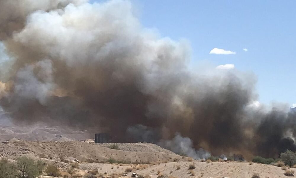 Laughlin fire: Brush fire on Nevada side of Colorado River