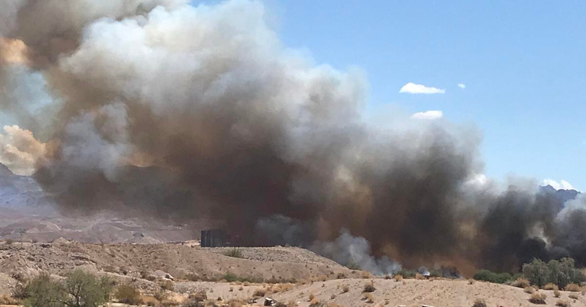 Laughlin fire: Brush fire on Nevada side of Colorado River