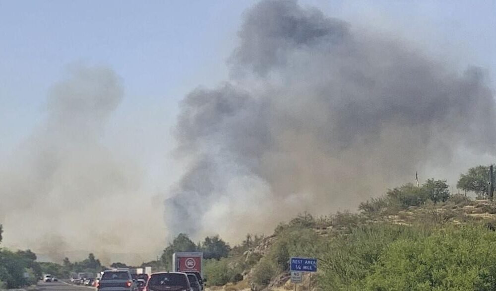 Wickenburg wildfire was caused by railroad work, investigators say