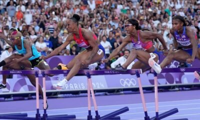 Hurdles produce another Olympic gold for America and -finally - a medal for France in track