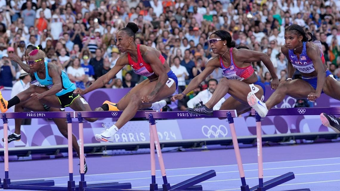 Hurdles produce another Olympic gold for America and -finally - a medal for France in track