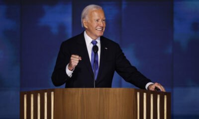 Biden delivers late-night farewell to Democrats as he passes the torch to Harris