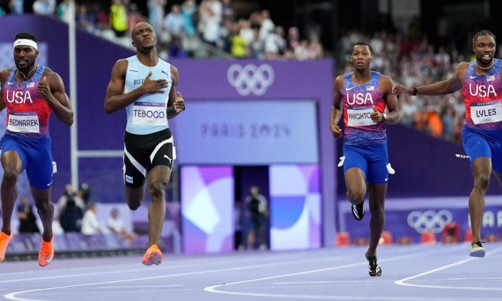 COVID-stricken Noah Lyles finishes 3rd in 200 meters won by Botswana's Letsile Tebogo