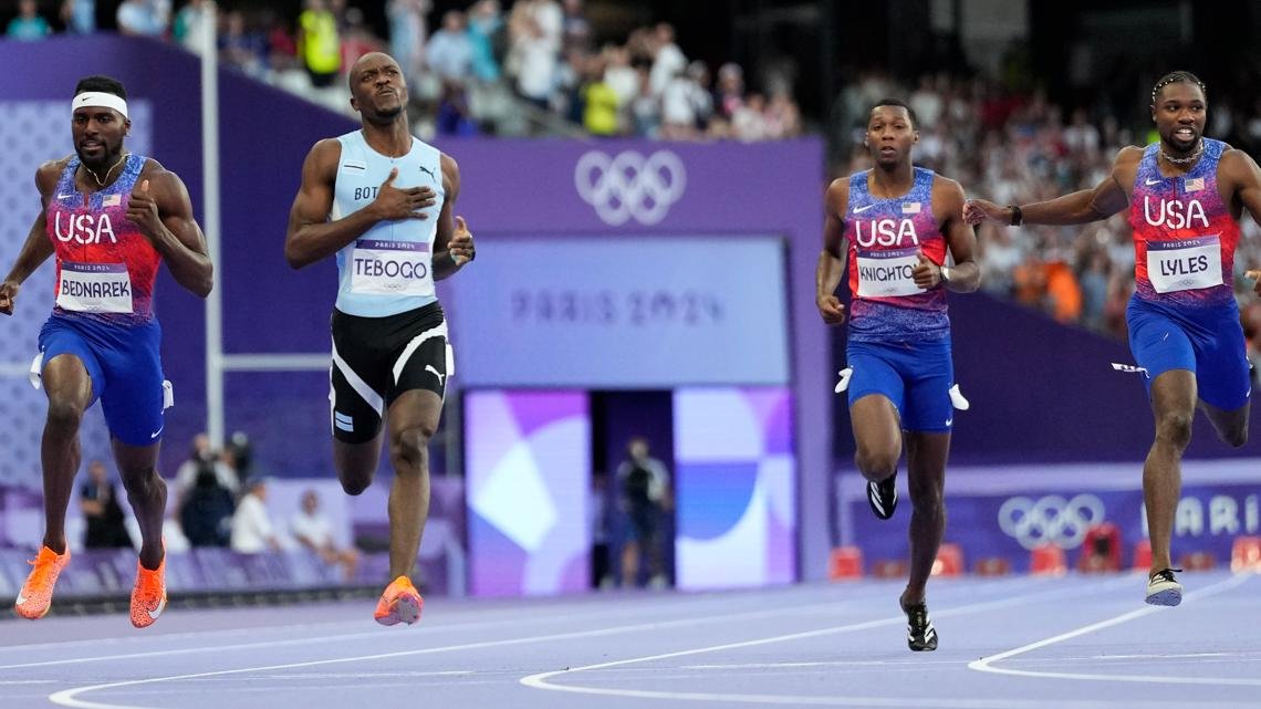 COVID-stricken Noah Lyles finishes 3rd in 200 meters won by Botswana's Letsile Tebogo