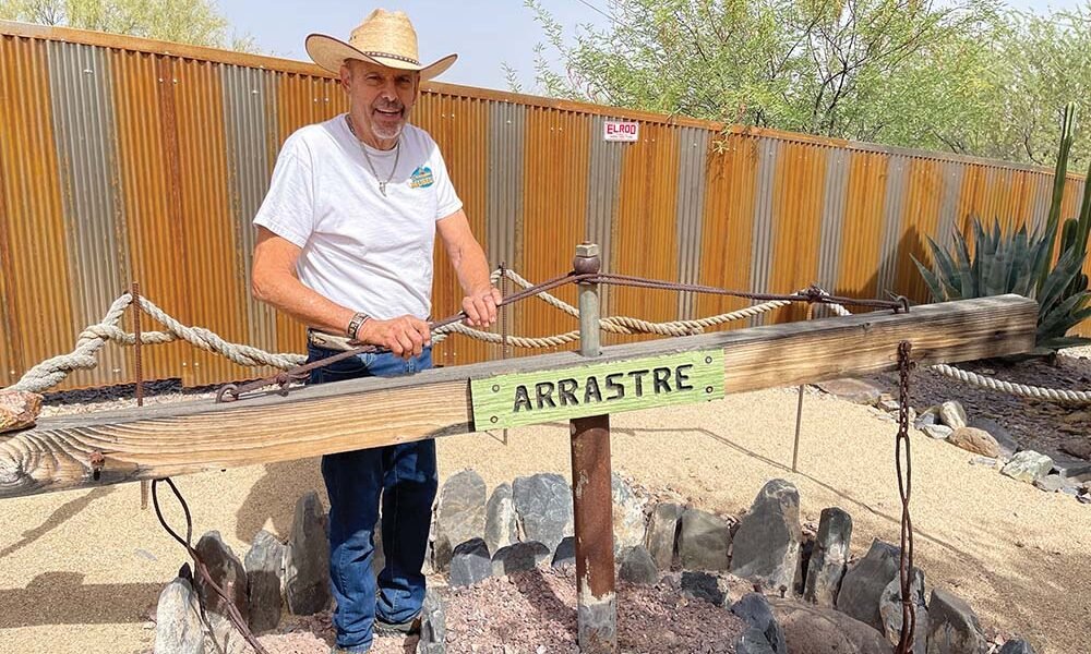 The arrastre at Cave Creek Museum showcases the early days of mining