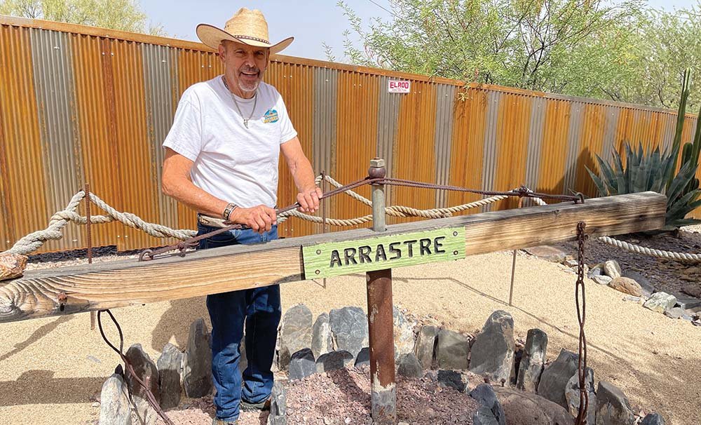 The arrastre at Cave Creek Museum showcases the early days of mining