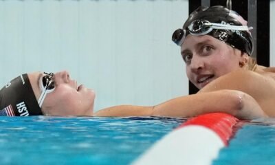 US swimmer loses a bronze because of a DQ, less than an hour before her sister won a gold