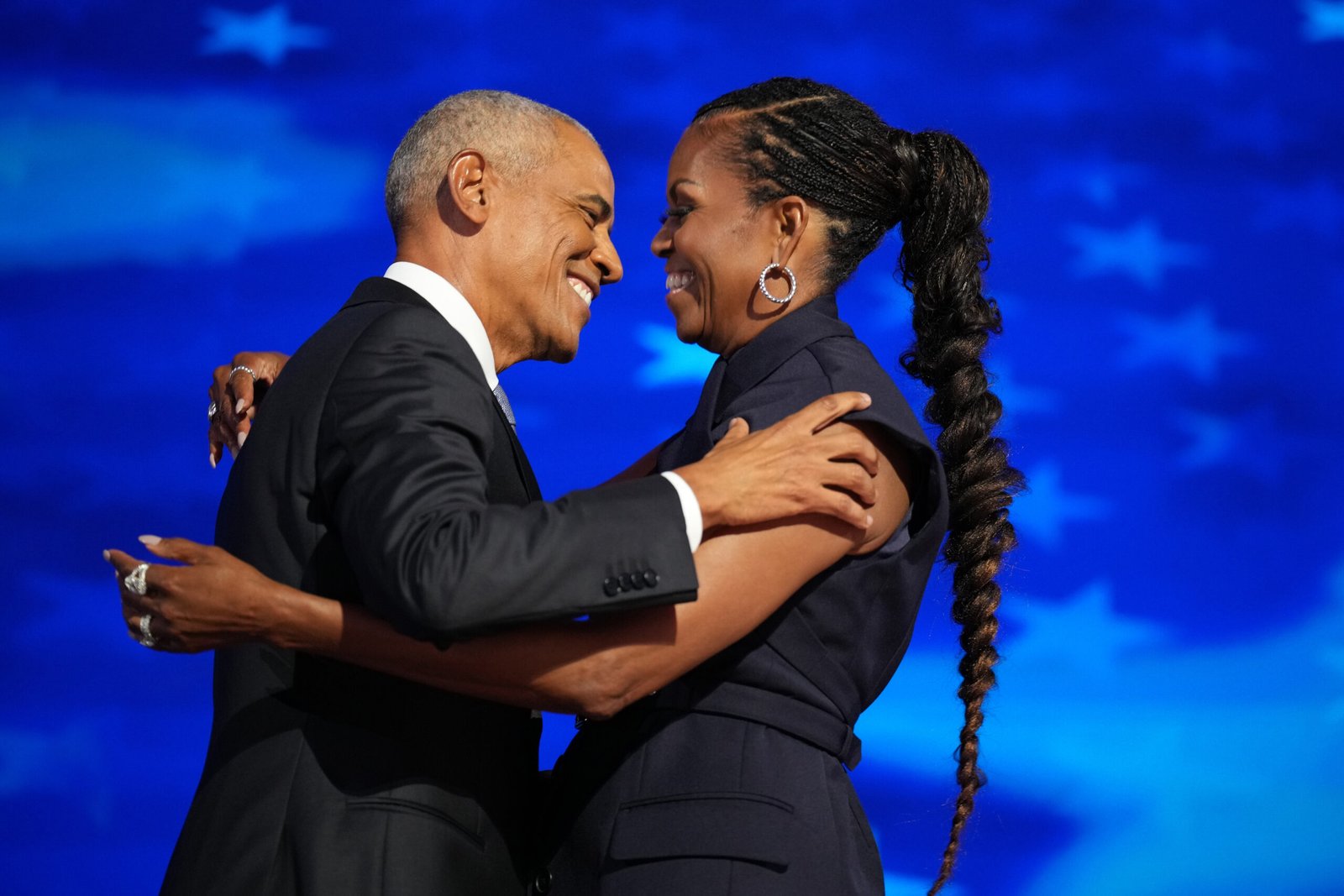 ‘Hope is making a comeback’: The Obamas make the case for Kamala Harris